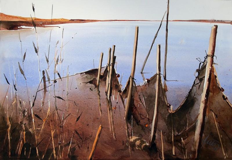 Das großzügige Aquarell