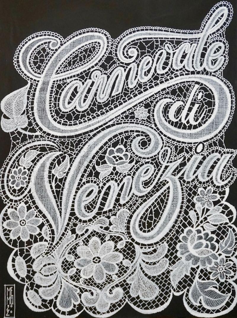 Spitzen-Lettering