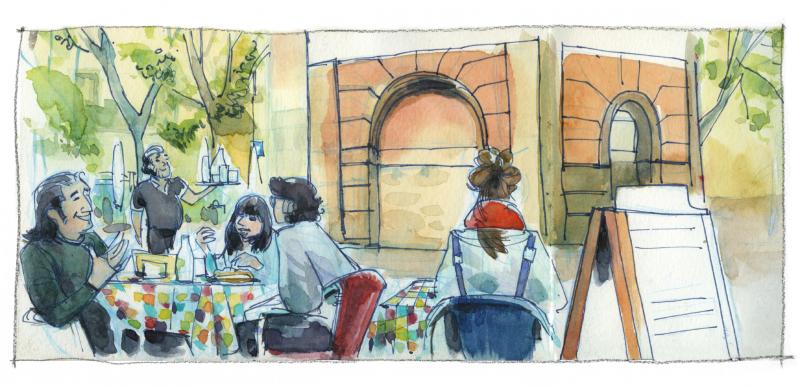 Urban Sketching - das große Ganze in lebendigen Skizzen